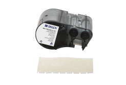 Brady M5C-1500-595-CL-WT / 170948, 38.10 mm x 6.10 m, vinil, fehér nyomtatás / átlátszó alapon