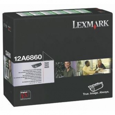 Lexmark 12A6860 fekete (black) eredeti toner