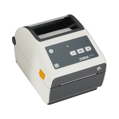 Zebra ZD421d Healthcare ZD4AH42-D0EE00EZ DT, 8 dots/mm (203 dpi), címkenyomtató, RTC, USB, USB Host, BT (BLE), Ethernet, white (Utód GC420t)