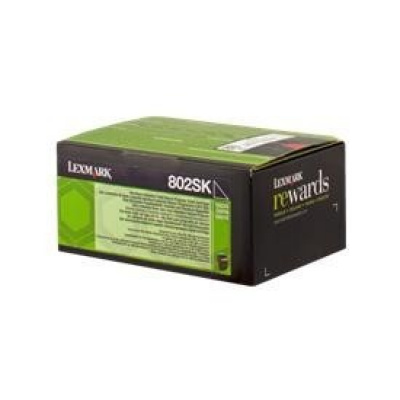 Lexmark 80C2SK0 fekete (black) eredeti toner