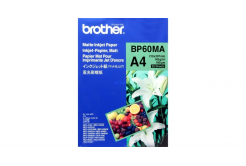Brother Matte Inkjet Paper, fotópapírok, matt, fehér, A4, 145 g/m2, 25 db, BP60MA, inkoustový