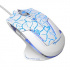E-blue Mazer Pro egér, 2500DPI, optikai, 6 gombos, vezetékes USB, fehér-kék, gamer