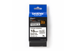 Brother TZ-S241 / TZe-S241, 18mm x 8m, fekete nyomtatás / fehér alapon, eredeti szalag