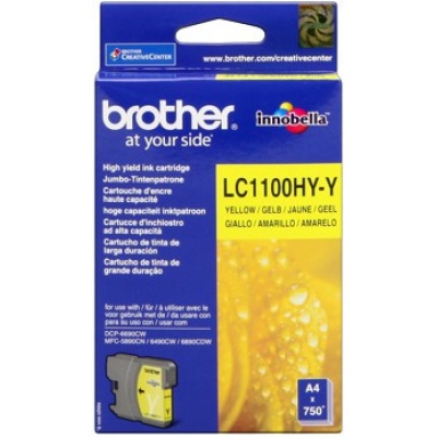 Brother LC-1100HYY sárga (yellow) eredeti tintapatron