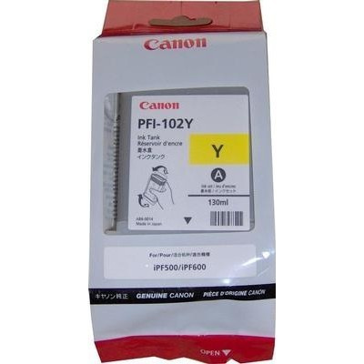 Canon PFI-102Y sárga (yellow) eredeti tintapatron