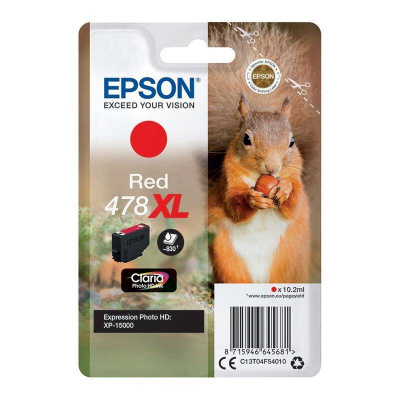 Epson 478XL C13T04F54010 piros (red) eredeti tintapatron