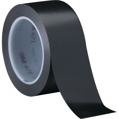 3M 471 PVC ragasztószalag, 19 mm x 33 m, fekete