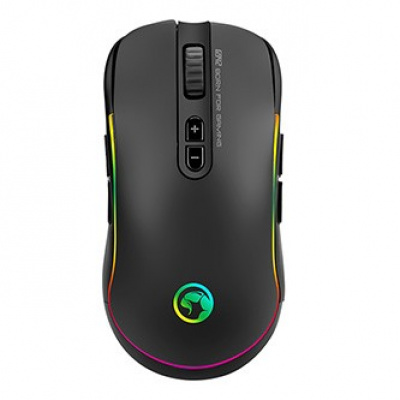 Marvo Egér G942, 10000DPI, optikák, 10 gomb, vezetékes USB, fekete, játék, RGB háttérvilágítás