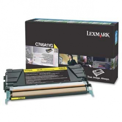 Lexmark C746A1YG sárga (yellow) eredeti toner