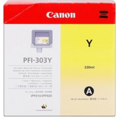 Canon PFI-303Y sárga (yellow) eredeti tintapatron
