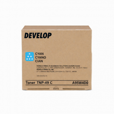 Develop TNP-49C A95W4D0 cián (cyan) eredeti toner