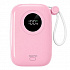 Powerton ENERGY PASTEL EDITION Powerbank 10000mAh, 2x USB-C, 22.5W, integrált kábel, rózsaszín