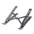 Laptopállvány, G-Stand M250, állítható, szürke, alumínium, Genius