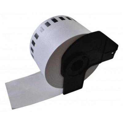 Brother DK-22205F, 62mm x 30,48m, kompatibilis fehér filmtekercs etiket
