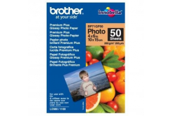 Brother Premium Glossy Photo Paper, fotópapírok, fényes, fehér, 10x15cm, 4x6", 260 g/m2, 50