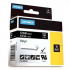 Dymo Rhino 1805435, 12mm x 5,5m, fehér nyomtatás / fekete alapon, eredeti szalag