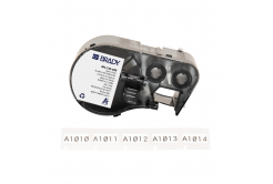 Brady M4-130-499 / 170802, 20.96 mm, Nylon, fekete nyomtatás / fehér alapon