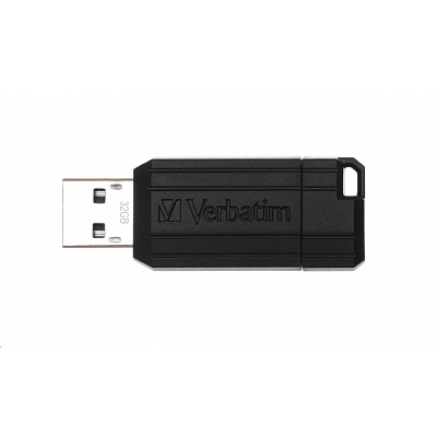 VERBATIM Flash Disk 32GB Store 'n' Go PinStripe, fekete