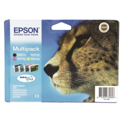 Epson T07154012 cián/bíborvörös/sárga/fekete (cyan/magneta/yellow/black) eredeti tintapatron