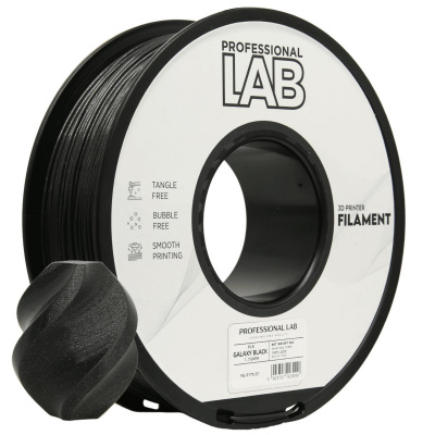 Professional Lab FG-P175-E1, 3D filament, PLA, 1,75mm, 1000g, Fekete (Galaxy black)