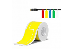 Niimbot 1EA01174201, 25x76mm, 200db, sárga önragasztó címkék kábelekhez