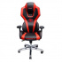 E-blue AUROZA gamer szék, piros, háttérvilágítással
