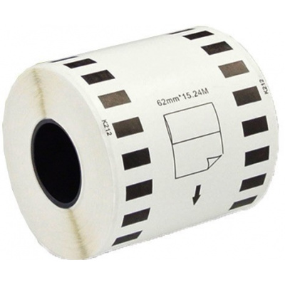 Brother DK-22212, 62mm x 15,24m, fehér, kompatibilis filmtekercs