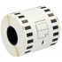 Brother DK-22212, 62mm x 15,24m, műanyag, fehér, kompatibilis szalagok