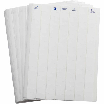 Brady LAT-7-410-10 / 029761, LaserTab Laser Printable Labels, 25.40 mm x 12.70 mm