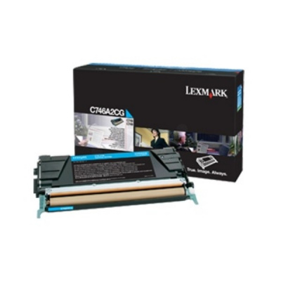 Lexmark C746A3CG cián (cyan) eredeti toner