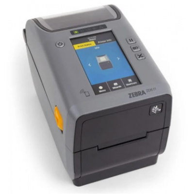 Zebra ZD611 ZD6A122-T0EB02EZ TT, 8 dots/mm (203 dpi), címkenyomtató, EPLII, ZPLII, USB, BT, Ethernet, Wi-Fi, black (Utód GC420t)