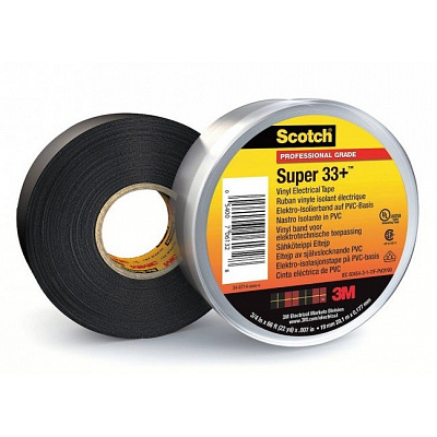 3M 33+ Scotch Super legmagasabb minőségű PVC szigetelőszalag 19 mm x 6,1 m