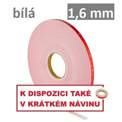 3M VHB™ LSE-160WF kétoldalas, erős ragasztószalag LSE műanyagokhoz, vastagság: 1,6 mm, 12 mm x 3 m