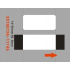 Niimbot A2G88588201, 14x30mm, 210db, átlátszó önragasztó címkék