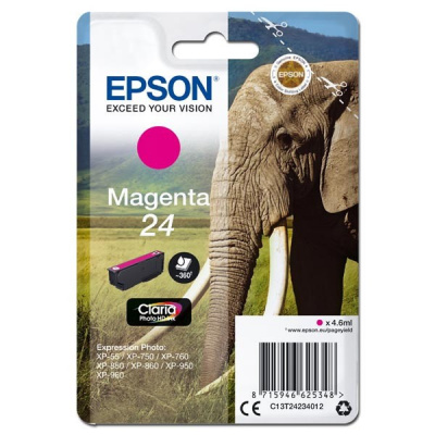 Epson T2423 C13T24234012 bíborvörös (magenta) eredeti tintapatron