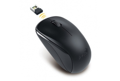 Genius Egér NX-7000 31030027400, 1200DPI, 2.4 [GHz], optikai, 3tl., vezetéknélküli, fekete, Univerzális