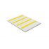 Partex PWL2518057D9SM körbetekerhető címkék 25,4x57 mm, fehér A4, 10x35db