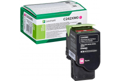 Lexmark C242XM0 bíborvörös (magenta) eredeti toner