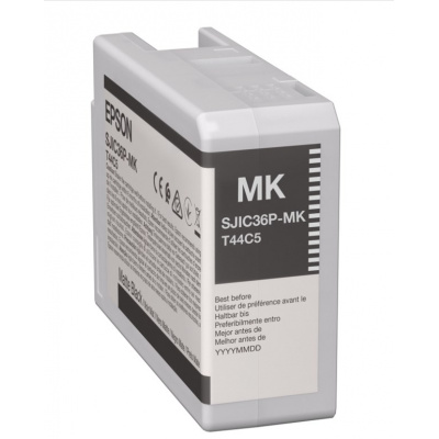 Epson SJIC36P-MK C13T44C540 a ColorWorks esetében, matt fekete (black matte) eredeti tintapatron