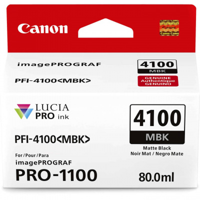 Canon PFI-4100 6776C001 matt fekete (matte black) eredeti tintapatron