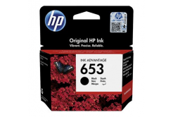 HP 653 3YM75AE fekete (black) eredeti tintapatron