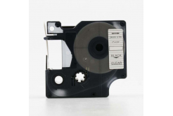 Dymo 53710, S0720920, 24mm x 7m, fekete nyomtatás / átlátszó alapon, kompatibilis szalag 