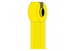 Brady M6-30x4.2-7597-YL / 312098, DuraSleeve Wire Marking Inserts, 30.00 mm x 4.10 mm
