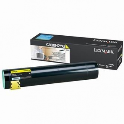 Lexmark C930H2YG sárga (yellow) eredeti toner