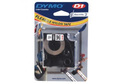Dymo D1 16957, S0718040, 12mm x 3,5 m, fekete nyomtatás / fehér alapon, eredeti szalag