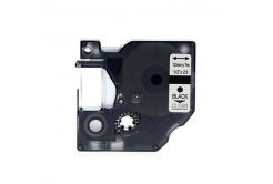 Dymo 45010, S0720500, 12mm x 7m fekete nyomtatás / átlátszó alapon, kompatibilis szalag 