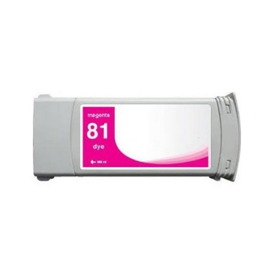Utángyártott tintapatron a HP 81 C4932A bíborvörös (magenta) 