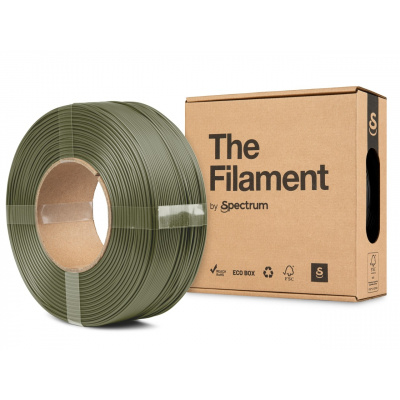 "The Filament" by Spectrum TF-24159, ReFill, PLA Matte, 1,75mm, 1000g, Zöld (Camo green)