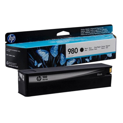HP eredeti tintapatron D8J10A, HP 980, black, HP HP OfficeJet Enterprise X585, X555