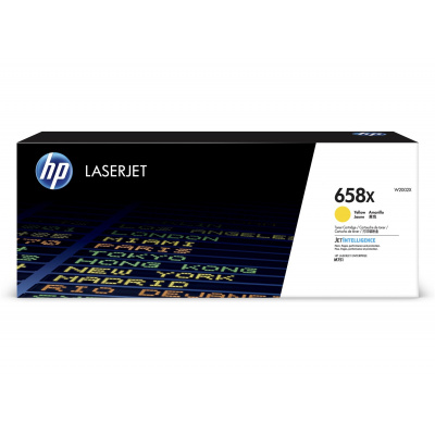 HP 658X W2002X sárga (yellow) eredeti toner 